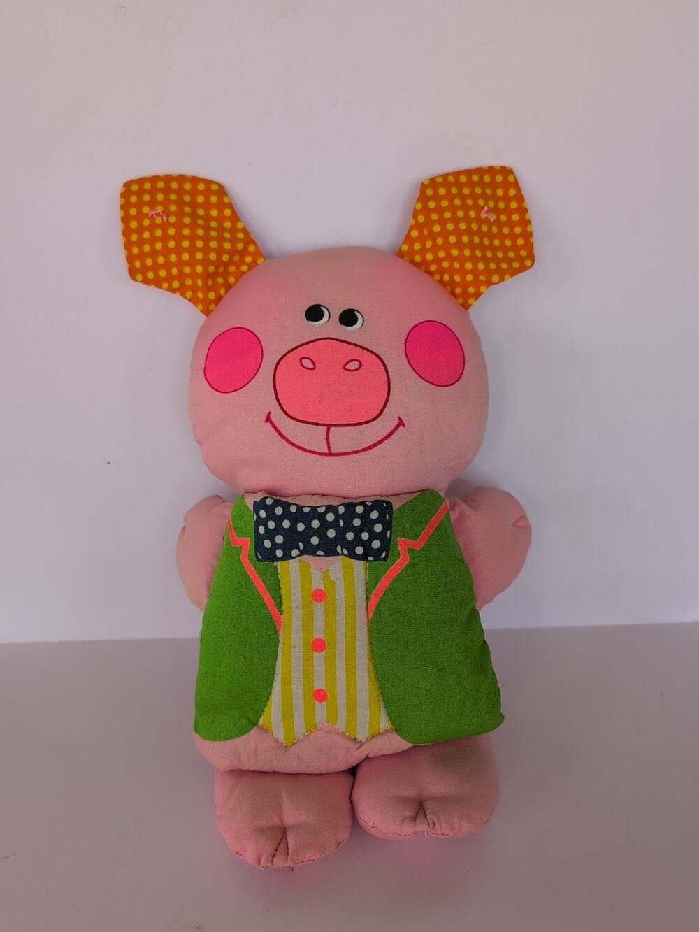 Vintage 1974 Playskool Hug A‎ Book Three Little Pigs READ